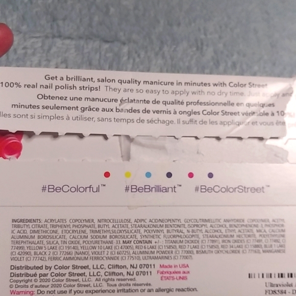 Color Street Ultraviolet Agate Nail Strips - read description - Picture 4 of 5